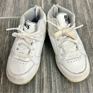 Kids toddler Sz 8 White High-Top Sneakers shoes Sketchers